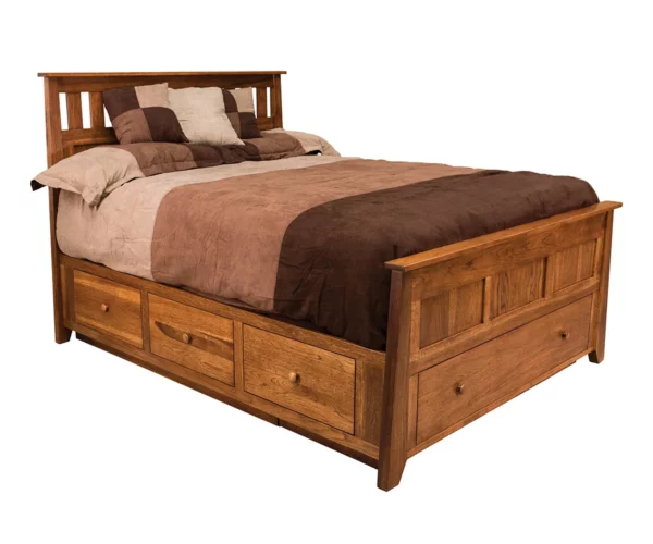 Berwick Slat Panel Bed with Storage